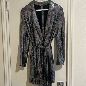 Zara Sequin Disco Romper